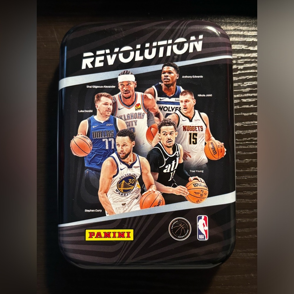 Panini Revolution 2023-2024 NBA Basketball Tin card holder (Empty)